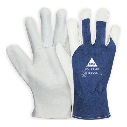 Hase Montagehandschuhe Rio-Z Blue Ziegennappaleder