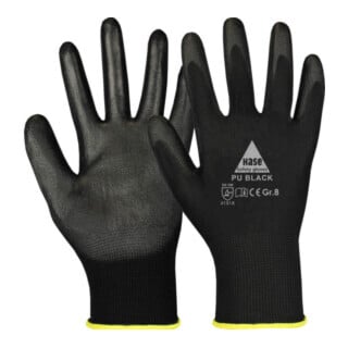 Hase Montagehandschuhe Schwarz Größe 10, Polyester