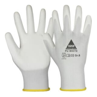 Hase Montagehandschuhe weiß Polyestergestrick