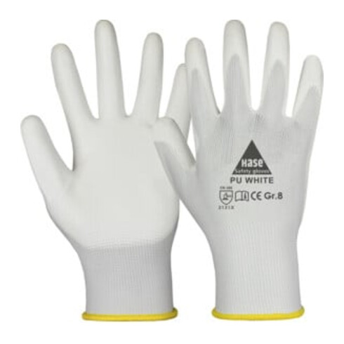 Hase Montagehandschuhe weiß Polyestergestrick
