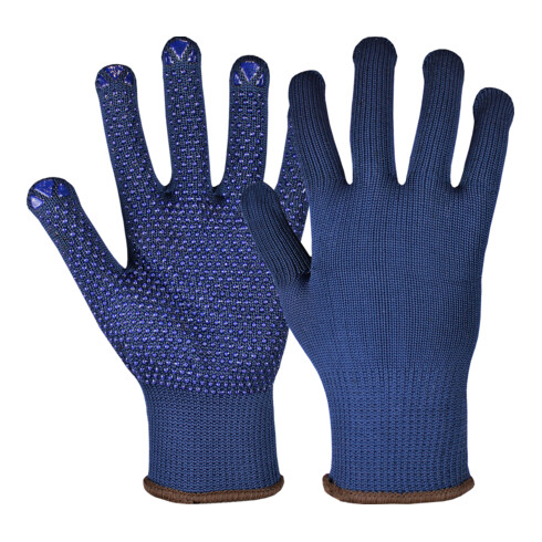 Hase Namur Blue Arbeitshandschuh aus Baumwoll-/Polyesterstrick Größe 10