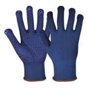 Hase Namur Blue Gants de travail en tricot coton/polyester-1