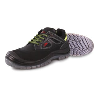 Hase Nepal Black S3 Sicherheitshalbschuh aus Rindleder
