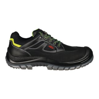 Hase Nepal Black S3 Sicherheitshalbschuh aus Rindleder Größe 43