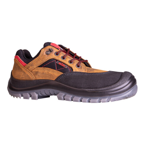 Hase Sicherheitshalbschuh Nepal S3 braun aus Nubukleder
