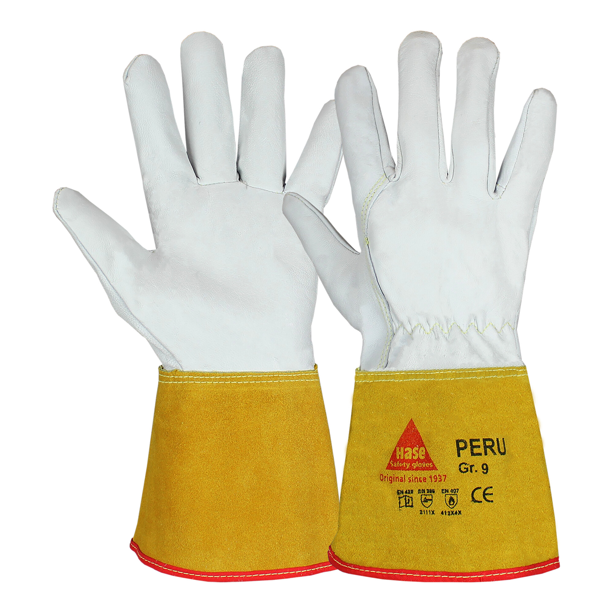 Hase Peru Hitzeschutzhandschuh aus Ziegennappaleder Größe 11