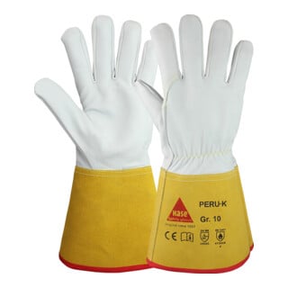 Hase Peru K Gants de soudeur en cuir nappa de mouton