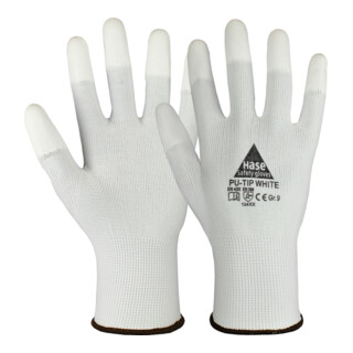 Hase PU-Tip-White Montagehandschuh aus Polyester