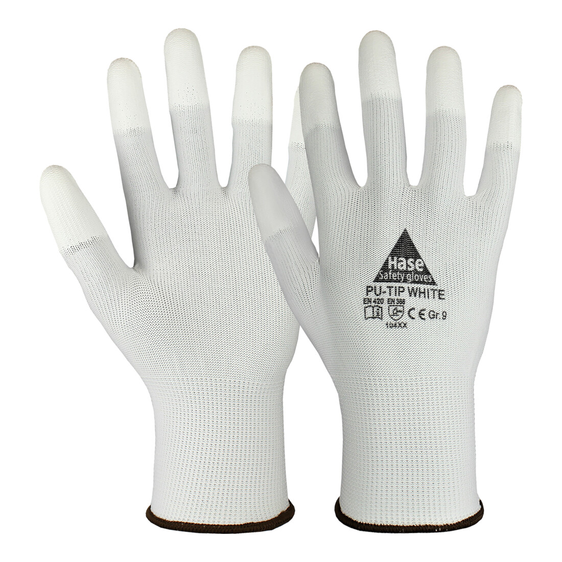 Hase PU-Tip-White Montagehandschuh aus Polyester Größe 9