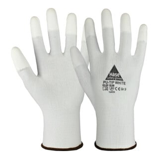 Hase PU-Tip-White Montagehandschuh aus Polyester