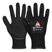 Hase Schnittschutzhandschuhe Genua Grip Black HPPE und Glasfaser
