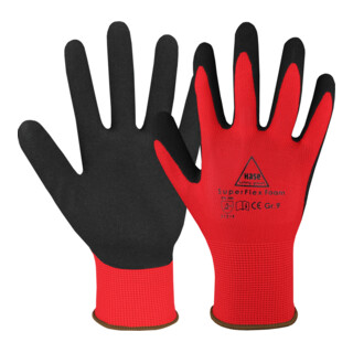 Hase Superflex Foam Gant de montage en polyester Taille 7