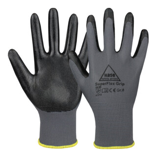 Hase Superflex Grip Gants de montage en polyester