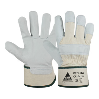 Gants de travail Hase Vechta en cuir grainé