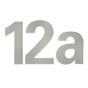 Hausnummer Buchstabe a VA ma 114mm B.101mm EDI