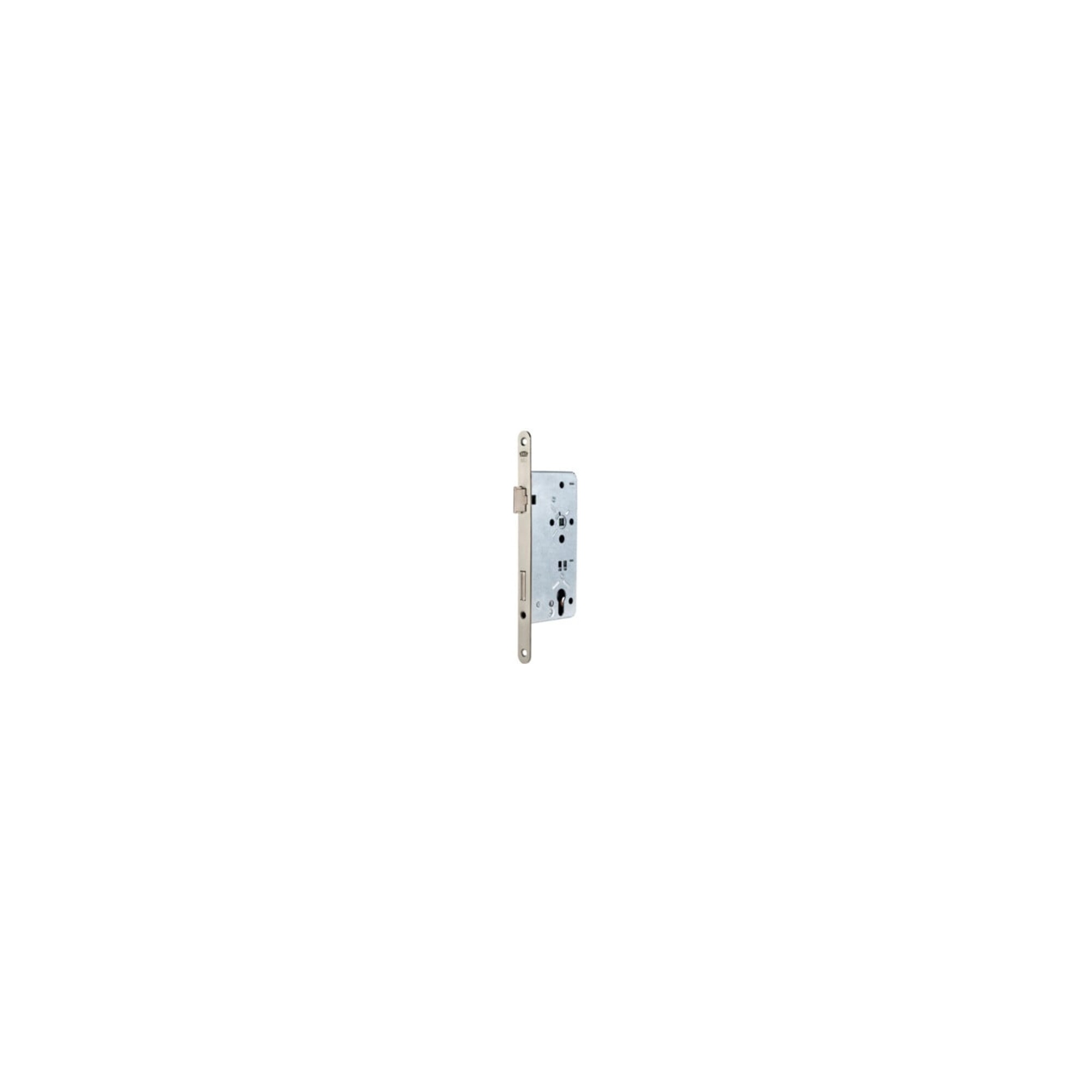 BKS 0024 Haustür-Einsteckschloss PZW 22/65/92/10mm DIN L silber ktg., B-00240-14-L-1