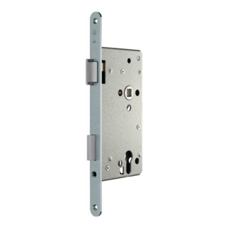 Haustür-Einsteckschloss PZW 20/65/92/10mm DIN R silber rd