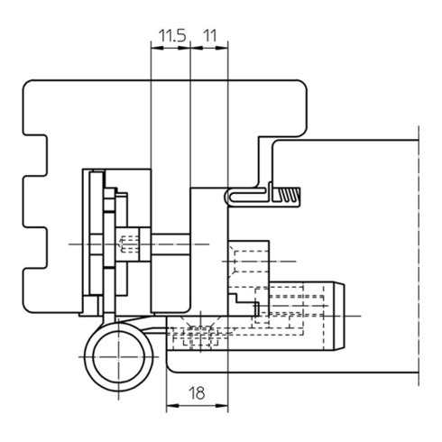 Haustürband BAKA protect 3D VA ma geb. 120kg Holzhaustüren