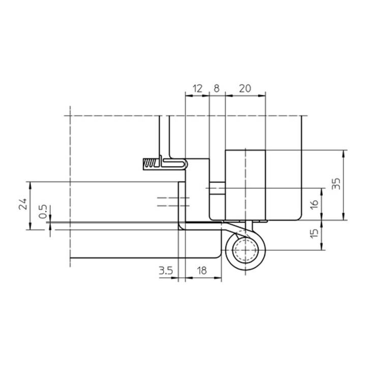 Haustürband Baka Protect 4010 3D STA verz.160kg Holzhaustüren SIMONSWERK