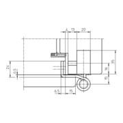 Haustürband Baka Protect 4010 3D STA weiß 160kg Holzhaustüren SIMONSWERK-4