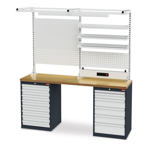 Haut d'établi STIER, seul, lxH 2 000 x 1 250 mm