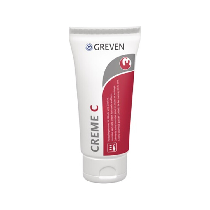 Hautpflegecreme GREVEN® CREME C 100ml silikonfrei,parfümiert 100ml Tube GREVEN