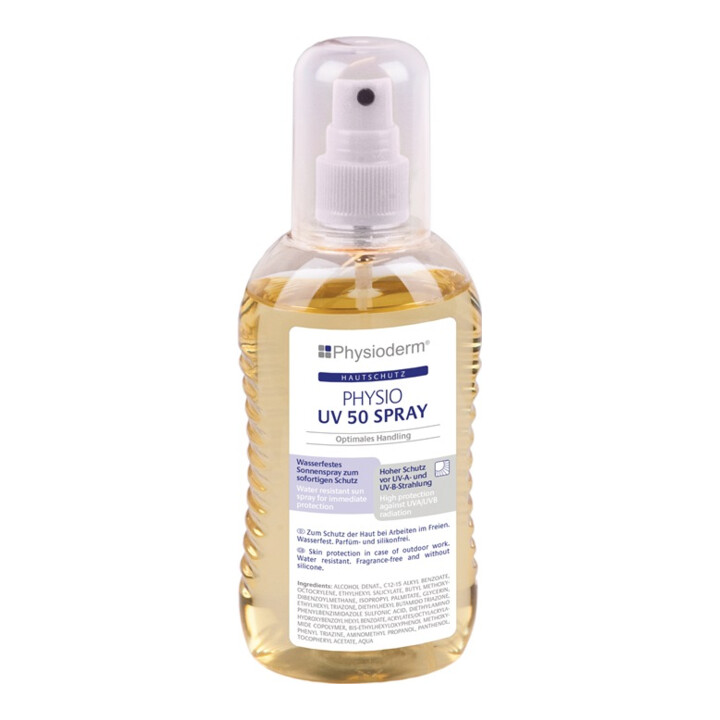 Hautschutzspray PHYSIO UV 50 SPRAY 200 ml wasserfest,fettfrei 200ml Pumpflasche
