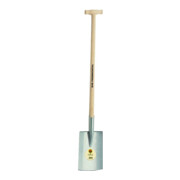 Havau bêche de jardinier avec marchepied et manche en T en hêtre