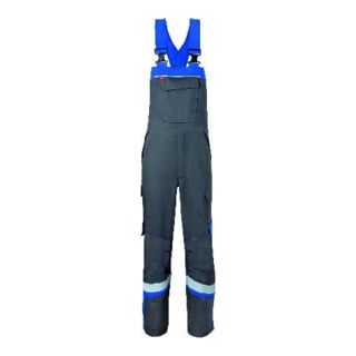 HAVEP Latzhose, 20288 Gr. 58, kohlengrau/blau