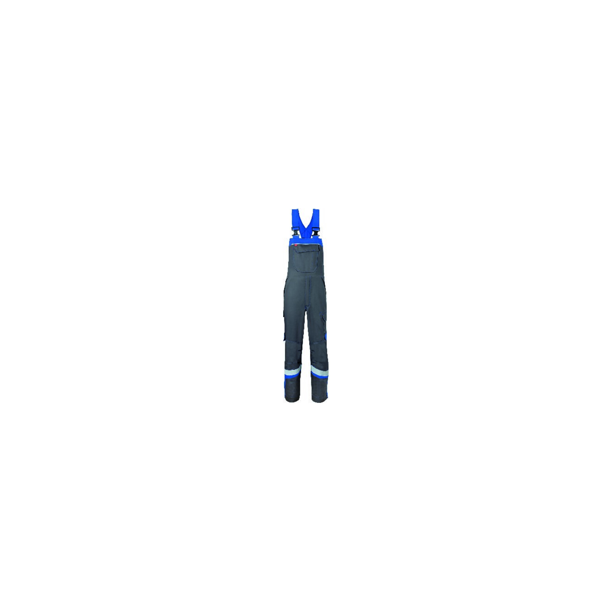 HAVEP Latzhose, 20288 Gr. 58, kohlengrau/blau
