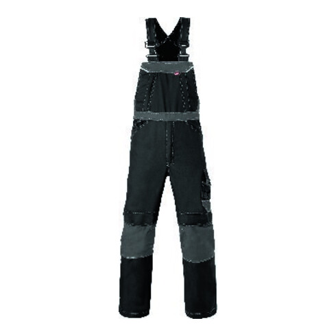 HAVEP Latzhose Attitude, Gr. 56, schwarz/kohlengrau