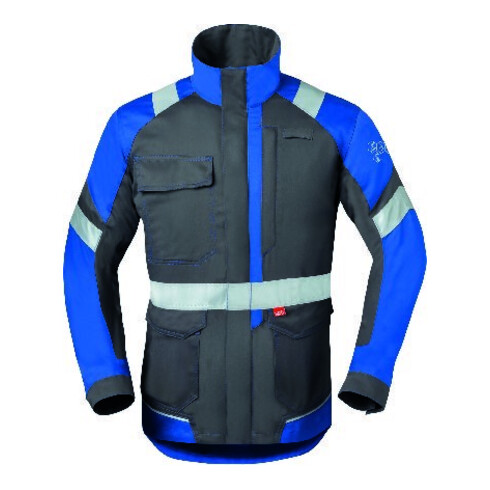 HAVEP Veste longue, 50285 taille 50, gris charbon/bleu