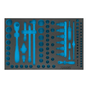 HAZET 2-componenten zachtschuiminleg 163-258L