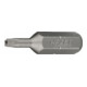 HAZET 5-sterren-bit 2225-10H ∙ Zeskant massief 6,3 = (1/4 inch) ∙ Binnen-5-ster-profiel met tap ∙ 10H