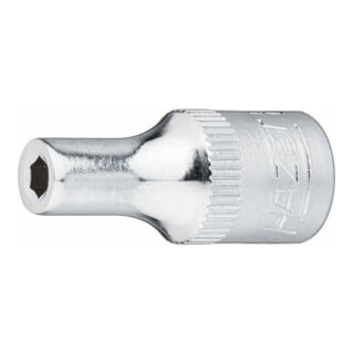 HAZET 6-Kant-Steckschlüssel-Einsatz 850-3 s: 3 mm Vierkant hohl 6,3 mm (1/4")