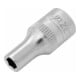 HAZET 6-Kant-Steckschlüssel-Einsatz 850-4 s: 4 mm Vierkant hohl 6,3 mm (1/4")