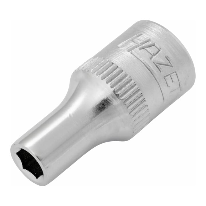 HAZET 6-Kant-Steckschlüssel-Einsatz 850-4 s: 4 mm Vierkant hohl 6,3 mm (1/4")