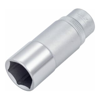HAZET 6-Kant-Steckschlüssel-Einsatz 880LG-17 s: 17 mm Vierkant hohl 10 mm (3/8")