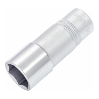 HAZET 6-Kant-Steckschlüssel-Einsatz 900LG-24 s: 24 mm Vierkant hohl 12,5 mm (1/2")