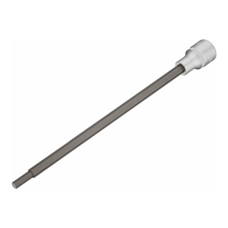 HAZET Aanzuigpijp-dopsleutelbit 2584-1 ∙ Vierkant hol 12,5 mm (1/2 inch) ∙ Binnen-zeskant-profiel ∙ 6 mm