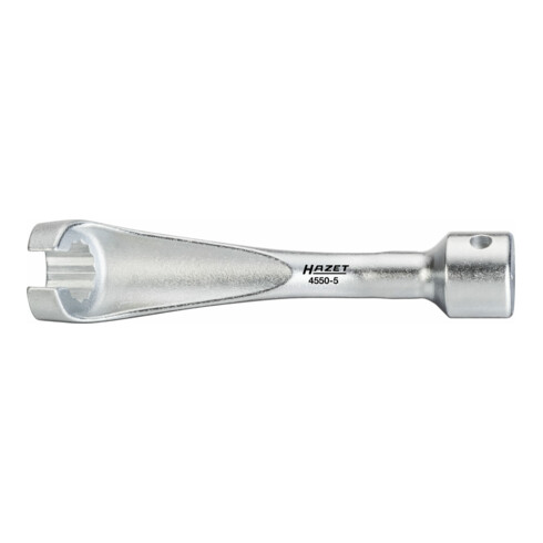 HAZET Abgassonden Einsatz 4680-6, 1/2 Zoll (12,5 mm) Doppel-Vierkant, Außen Sechskant Profil, SW 24 mm