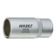HAZET Abgassonden Einsatz 4680-9, 1/2 Zoll (12,5 mm) Doppel-Vierkant, Außen Sechskant Profil, SW 19 mm-1