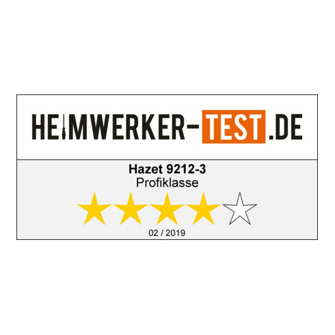 HAZET Accu-slagmoersleutel 9212-3LB/3 ∙ Losdraaimoment maximaal: 700 Nm ∙ Vierkant massief 12,5 mm (1/2 inch) ∙ Aantal gereedschappen: 3