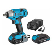 HAZET Accu-slagsleutelset 18 V 9212SPC-1/4 Maximaal losdraaimoment: 260 Nm Massief vierkant 12,5 mm (1/2 inch) Aantal gereedschappen: 4-1
