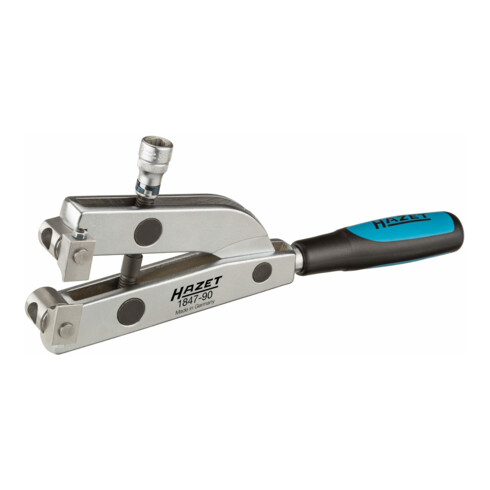 HAZET Achsmanschetten-Spann-Zange 1847-90 Vierkant hohl 10 mm (3/8 Zoll)