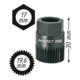 HAZET Adaptateur 2592 17 mm hexagonal, largeur de clé 19,6 mm