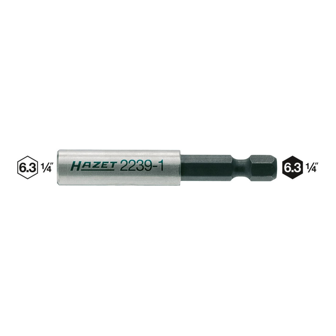 HAZET Adapter 2239 Sechskant massiv 1/4"