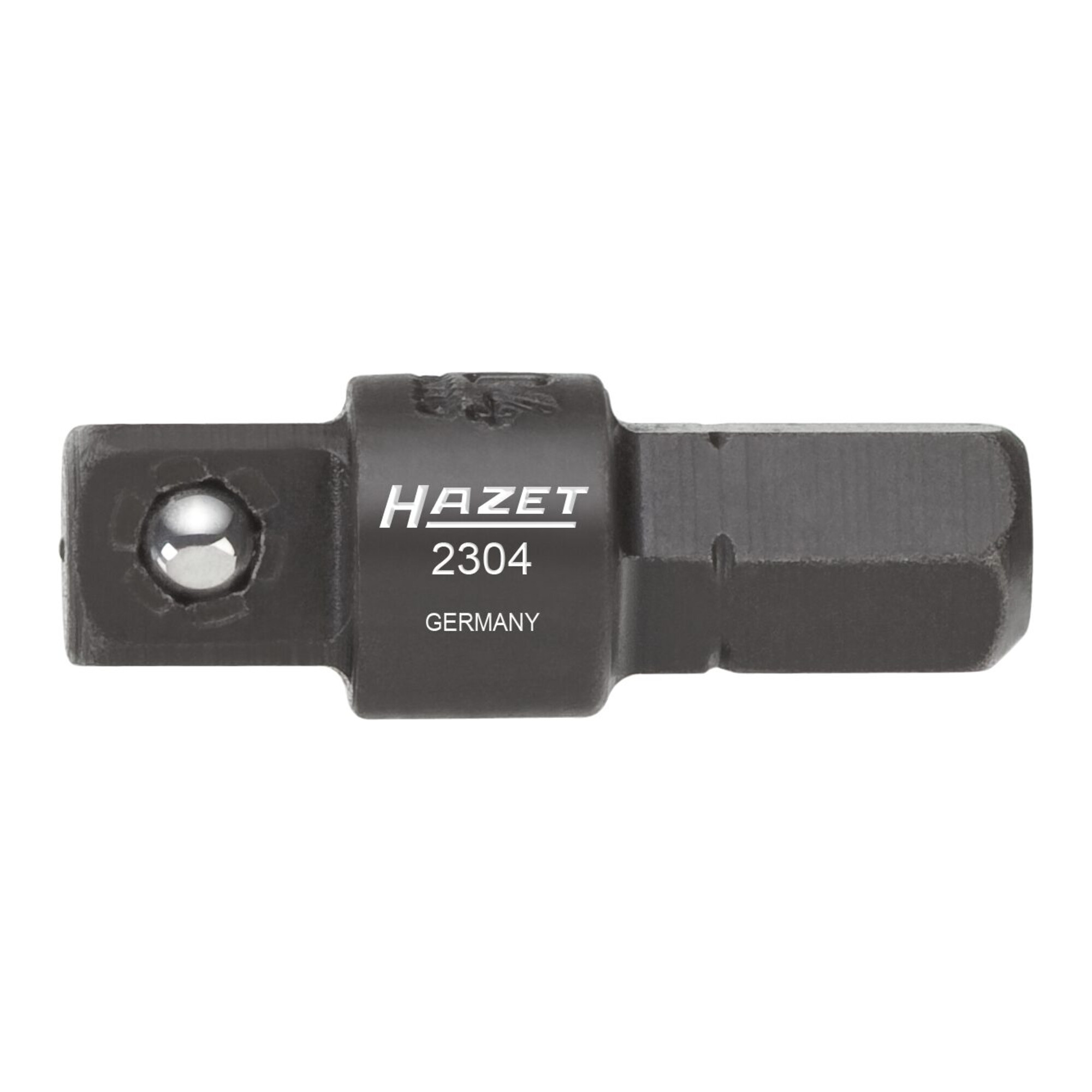 HAZET Adapter 2304 Sechskant massiv 6,3 (1/4 Zoll) Vierkant massiv 6,3 mm (1/4 Zoll)