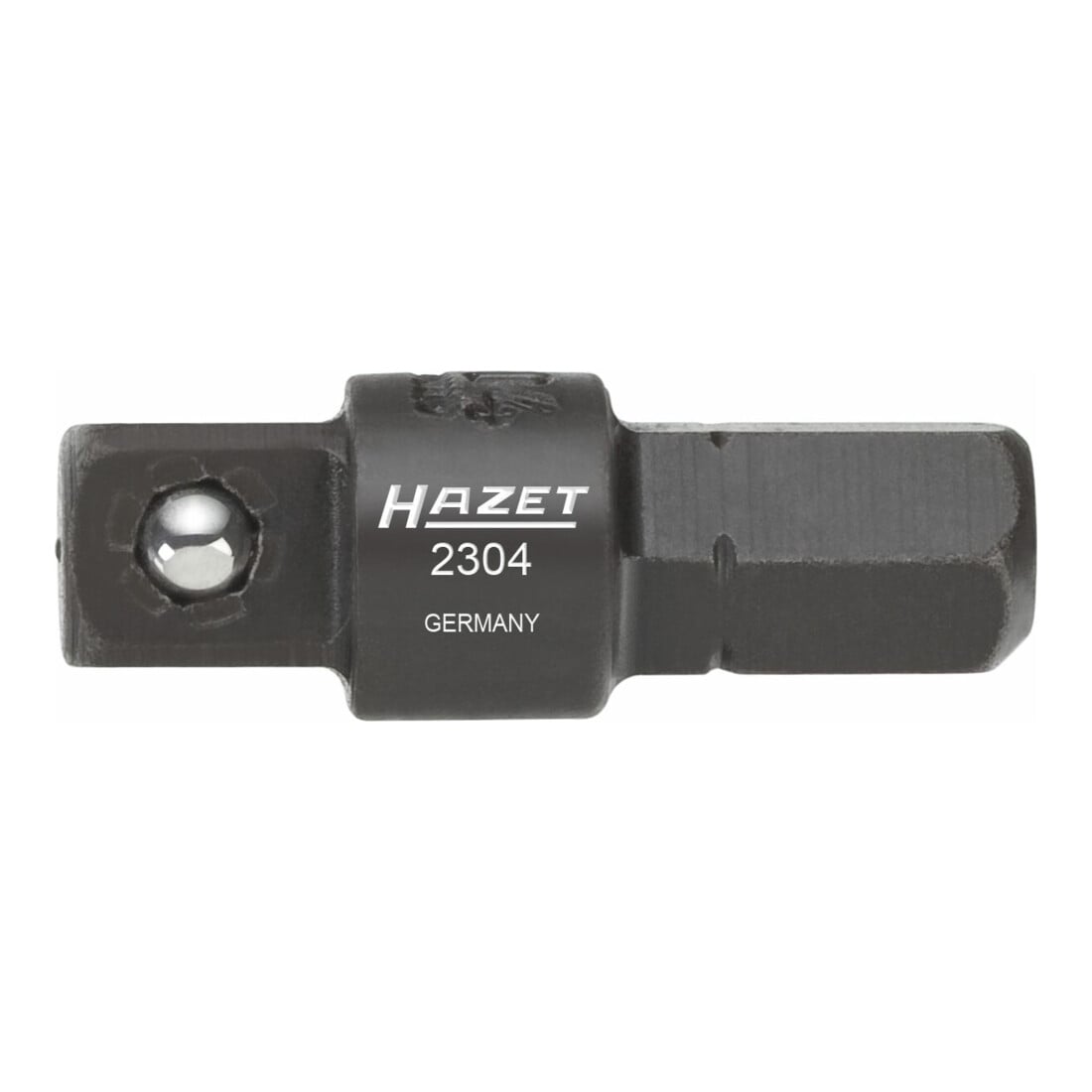 HAZET Adapter 2304 Sechskant massiv 6,3 (1/4 Zoll) Vierkant massiv 6,3 mm (1/4 Zoll)