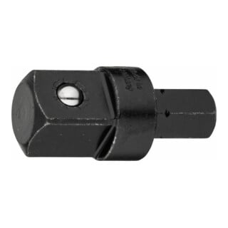 HAZET Adapter 2311 ∙ Zeskant massief 10 mm (3/8 inch) ∙ Vierkant massief 12,5 mm (1/2 inch)